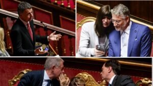 Meloni in Senato: scontro con Renzi sulla spesa della premier e la famiglia Addams