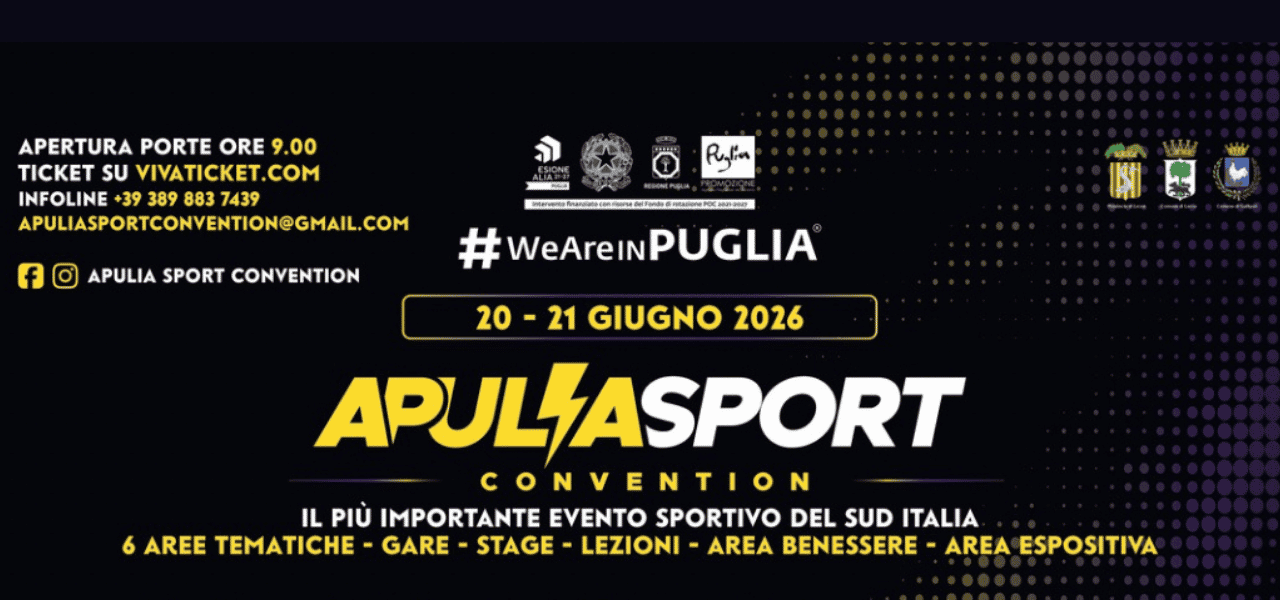Apulia Sport Convention 2026: Gallipoli Capitale del Wellness con Juri Chechi