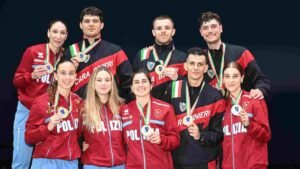 Assoluti di Roma: Fiamme Oro e Carabinieri vincono i titoli a squadre di sciabola