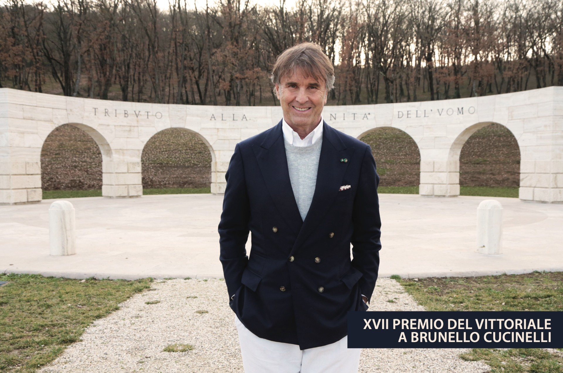 Brunello Cucinelli riceve il Premio del Vittoriale