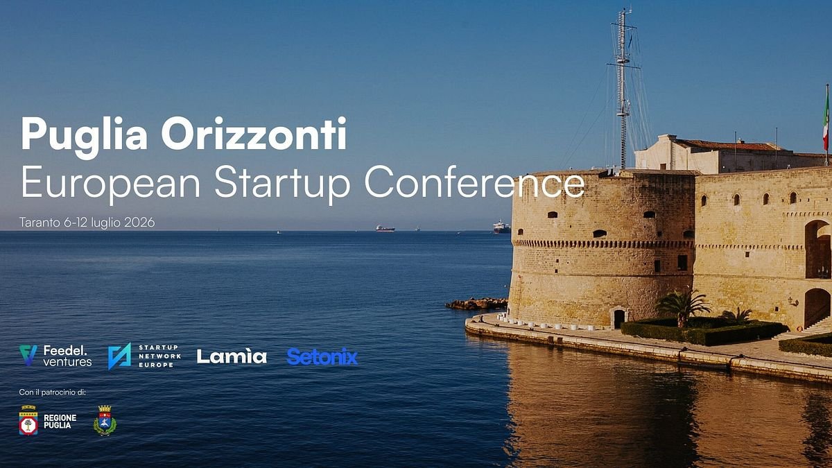 Dal 6 al 12 luglio l’Europa delle startup è a Taranto per “Puglia Orizzonti”