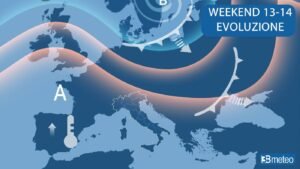 Meteo: Forti temporali al Sud, ma torna l’anticiclone. Previsioni fino al weekend.