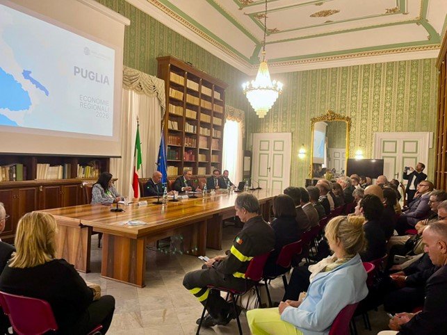 Presentato il Rapporto annuale della Banca d’Italia sull'economia della Puglia